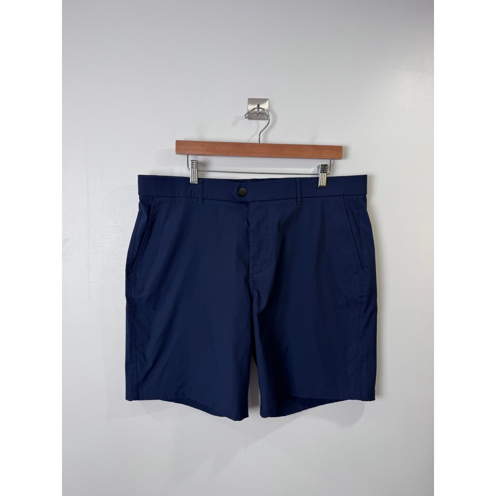 Greyson Men Navy Blue Golf Performance Shorts Stretch 38